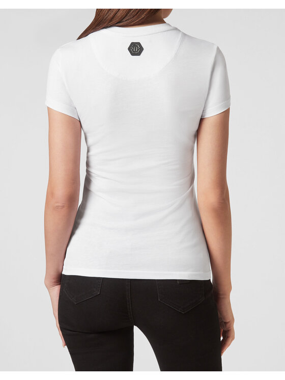 PHILIPP PLEIN PHILIPP PLEIN T-Shirt 2955 Biały Regular Fit