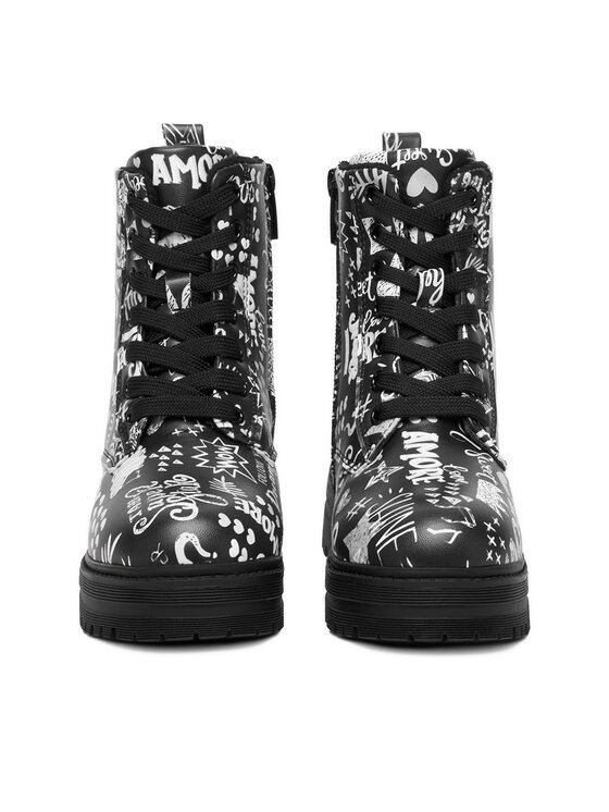 DeeZee DeeZee Bakancs CF2880-1 Fekete