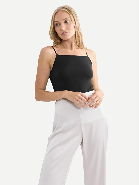 Triumph Triumph Marškinėliai Beauty Layers 10227206 Juoda Slim Fit