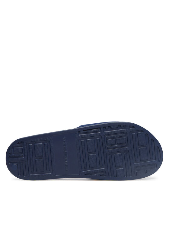 Tommy Hilfiger Tommy Hilfiger Nazouváky Th Script Pool Slide FW0FW09286 Modrá