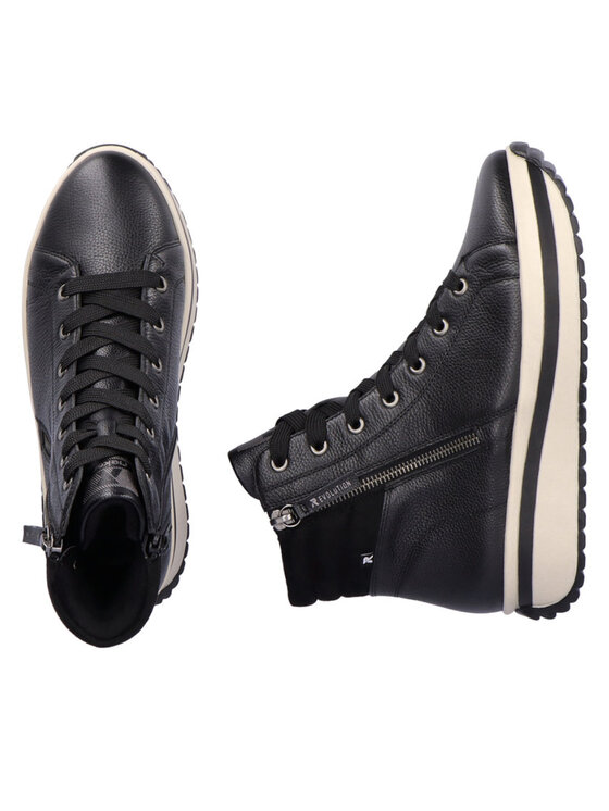 Rieker Bottines W0962 noires (Noir) - Bottines et boots chez Sarenza  (691006)