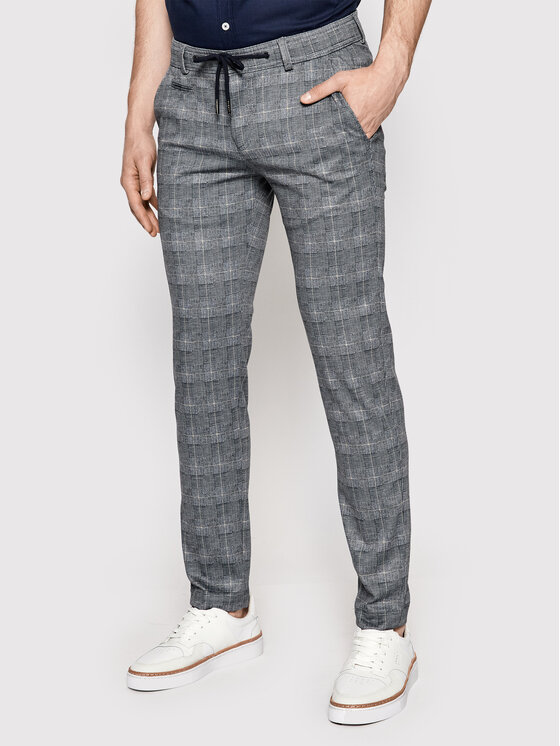 Pantaloni chino 4036 16861 Grigio Slim Fit