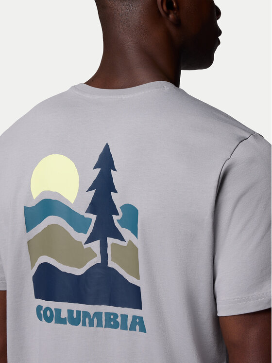 Columbia Columbia Marškinėliai Explorers Canyon™ 2036451 Pilka Regular Fit