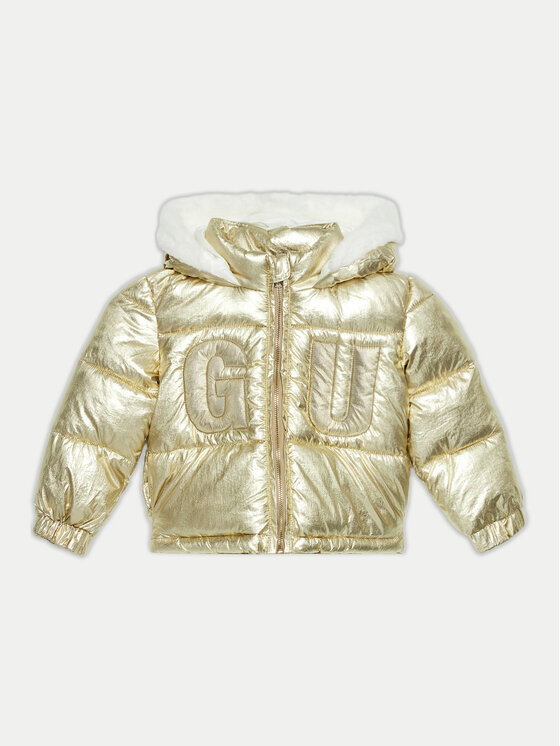 Guess Giubbotto piumino K4BL05 WEYO0 Oro Regular Fit, taglia : 3Y