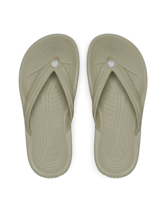 Crocs Crocs Šlepetės per pirštą Crocband Flip 11033 Smėlio