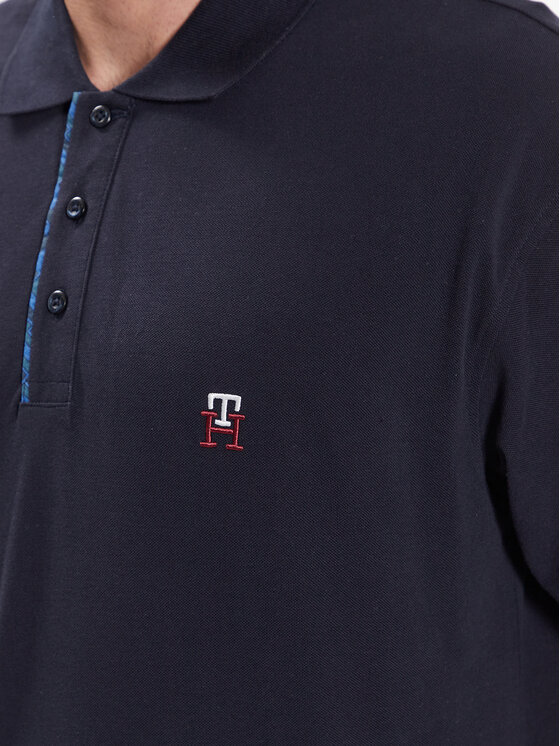 Tommy Hilfiger Tommy Hilfiger Polo Monogram Placket MW0MW30785 Σκούρο μπλε Loose Fit