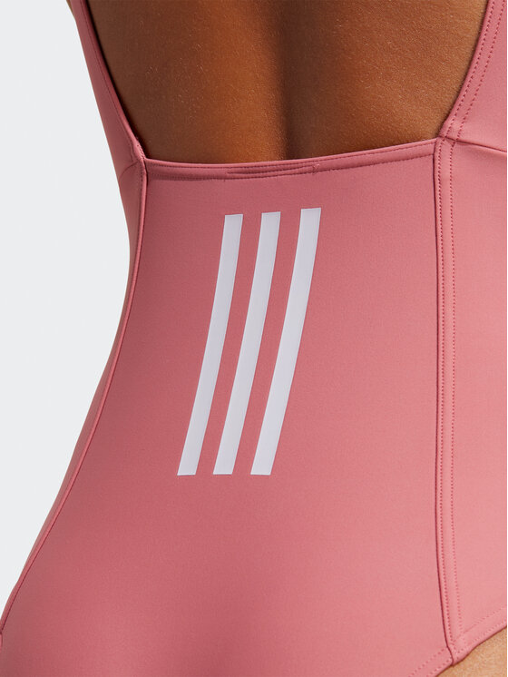 adidas adidas Kupaći kostim Iconisea 3-Stripes Swimsuit IB9243 Ružičasta Fitted Fit