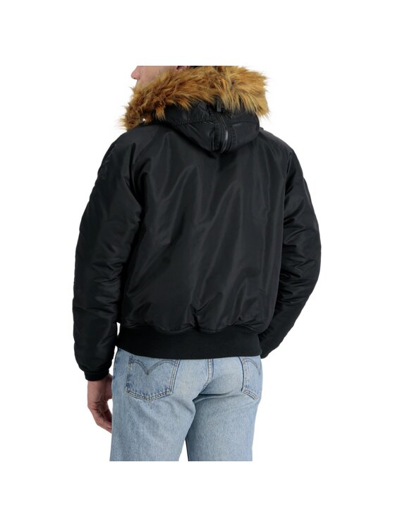 Alpha Industries Alpha Industries Kurtka zimowa AI.100105-03-XL Czarny Relaxed Fit