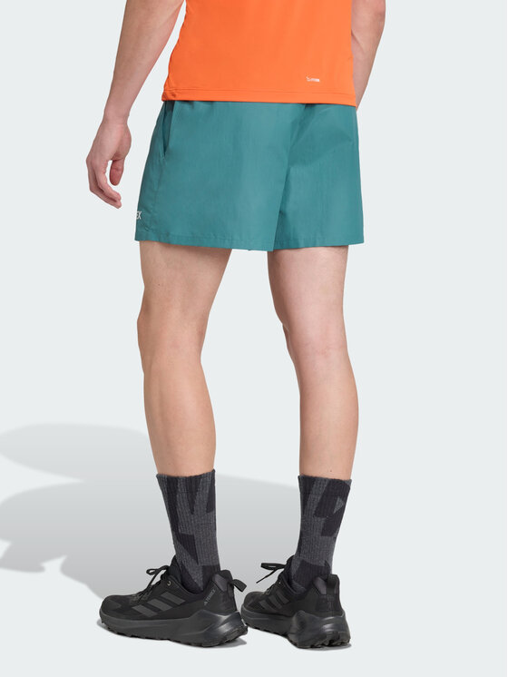 adidas adidas Szorty sportowe Terrex Multi Zielony Regular Fit
