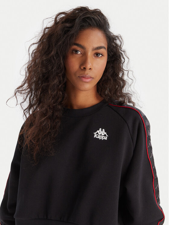 Kappa Kappa Mikina Banda Marbella 311U1TW Černá Regular Fit