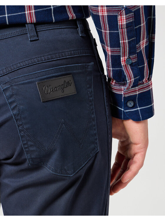 Wrangler Wrangler Chinosy TEXAS Niebieski Regular Fit