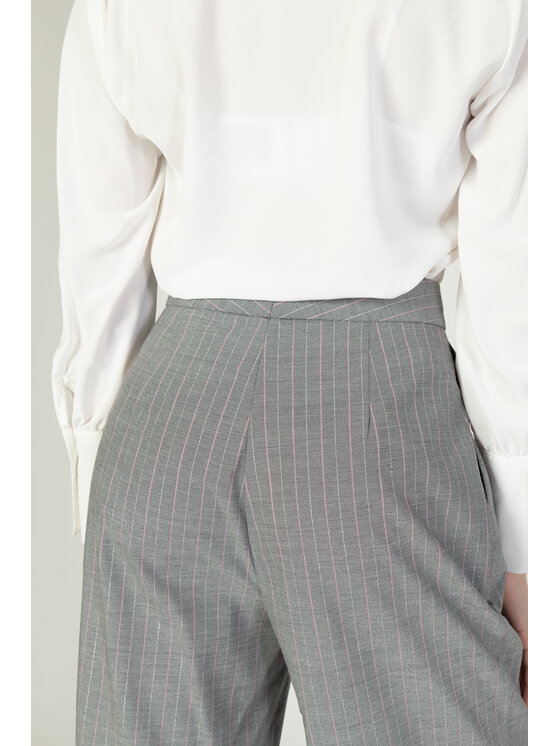 Rinascimento Rinascimento Pantaloni da donna REWI Grigio Palazzo Fit