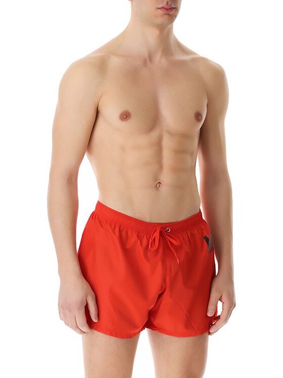 MOSCHINO Underwear & Swim MOSCHINO Underwear & Swim Plavecké šortky V6 103 5989 Červená Regular Fit