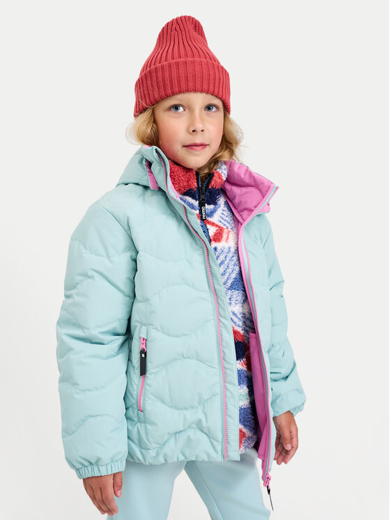 Reima Reima Pūkinė striukė Fossila 5100058B Žalia Regular Fit