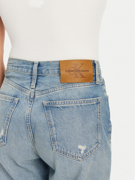 Calvin Klein Jeans Calvin Klein Jeans Jeans hlače Authentic J20J225124 Modra Straight Fit