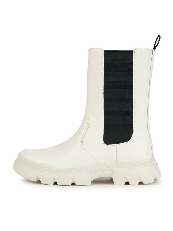 Geox Geox Botine J Junette J36HVE 0BCNH C1M9B D Écru