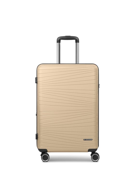 Franky Franky Walizka średnia 289130 Beżowy