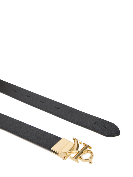 Calvin Klein Calvin Klein Ženski remen Facet Ck Buckle 25Mm Pebble Rev/ LV04F7044G Crna