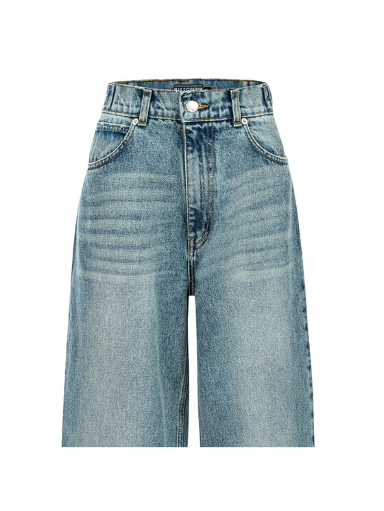 MissDenim MissDenim Spodnie damskie Baggy Niebieski Boyfriend Fit