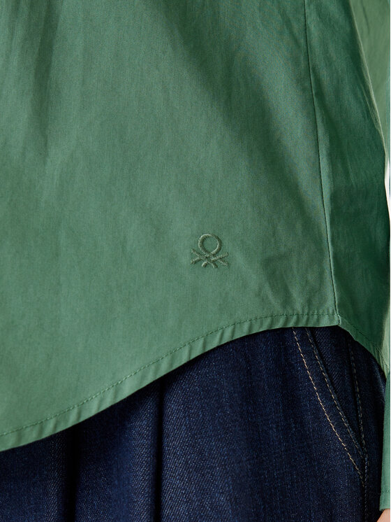 United Colors Of Benetton United Colors Of Benetton Cămașă 5HAXDQ0AX Verde Regular Fit