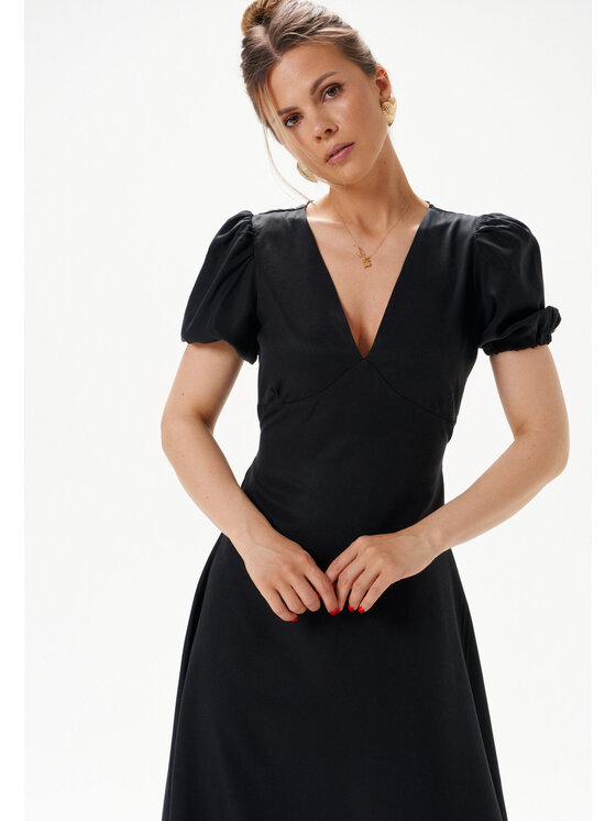 Mirons Mirons Sukienka wieczorowa soft Czarny Feminine Fit