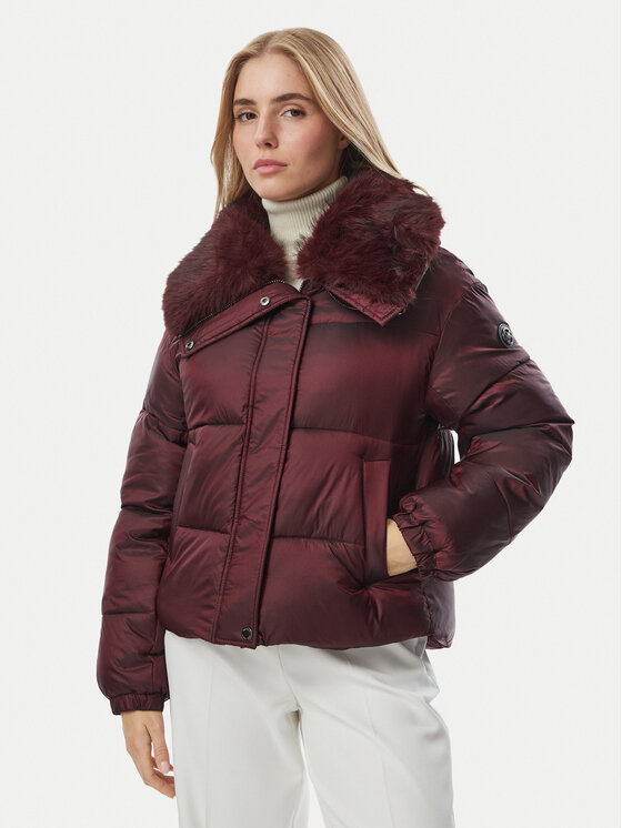 MICHAEL Michael Kors MICHAEL Michael Kors Zimska jakna 77G7543M42 Bordo rdeča Regular Fit