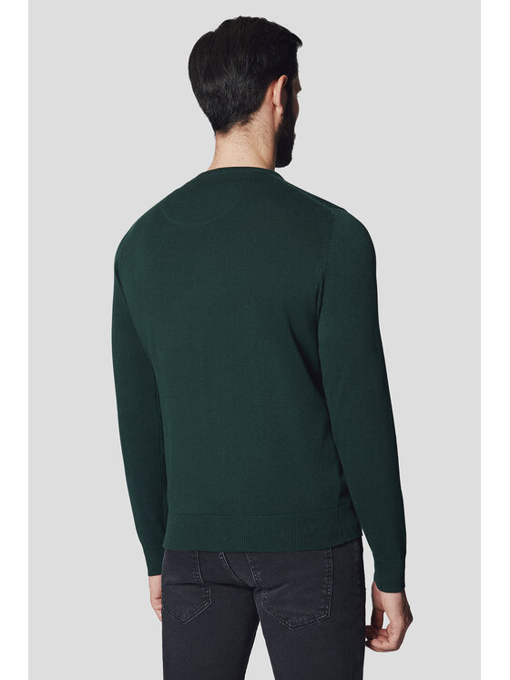 Lancerto Lancerto Sweter Simen SW073224000052 Zielony Regular Fit