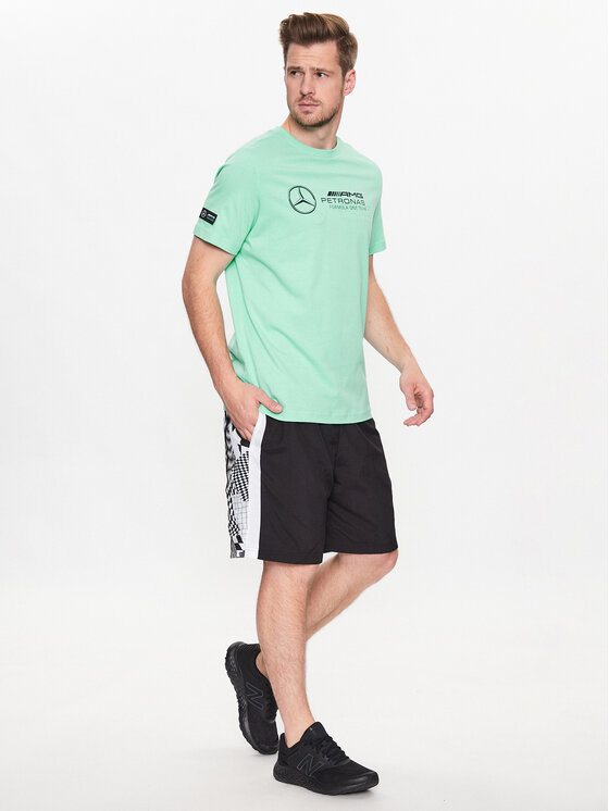 Puma Puma T-Shirt Mercedes-Amg Petronas 538482 Grün Regular Fit