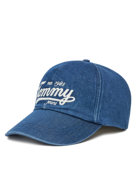 Șapcă Tommy Jeans Archive Script AM0AM13565 Albastru