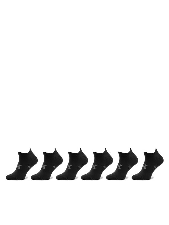 Under Armour Under Armour Комплект 6 чифта къси чорапи унисекс Ua Essential No Show 1370542-001 Черен