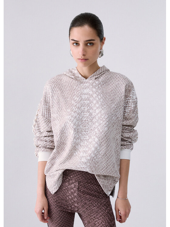 Liu Jo Liu Jo Felpa TF6177F0334L9242 Bianco Loose Fit