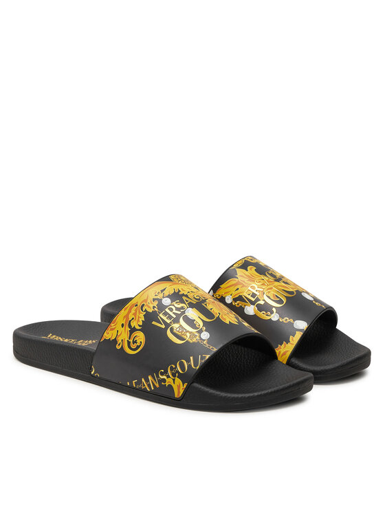 Versace Jeans Couture Versace Jeans Couture Klapki 77VA3SQ3 ZS834 Czarny