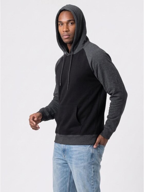 Urban City Urban City Bluza 133338 Czarny Regular Fit