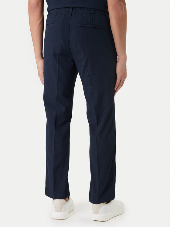 Calvin Klein Calvin Klein Kalhoty z materiálu LV04LF609G Tmavomodrá Straight Fit