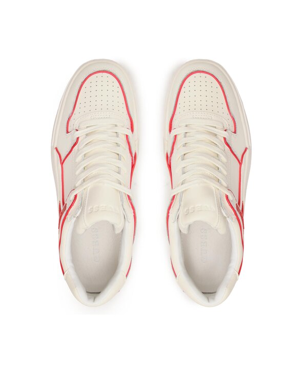 Guess Guess Sneakersy Cento FM6CEN LEA12 Écru