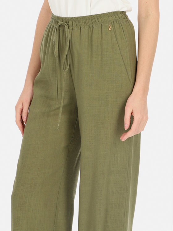 Potis & Verso Potis & Verso Spodnie materiałowe Pascal Khaki Loose Fit
