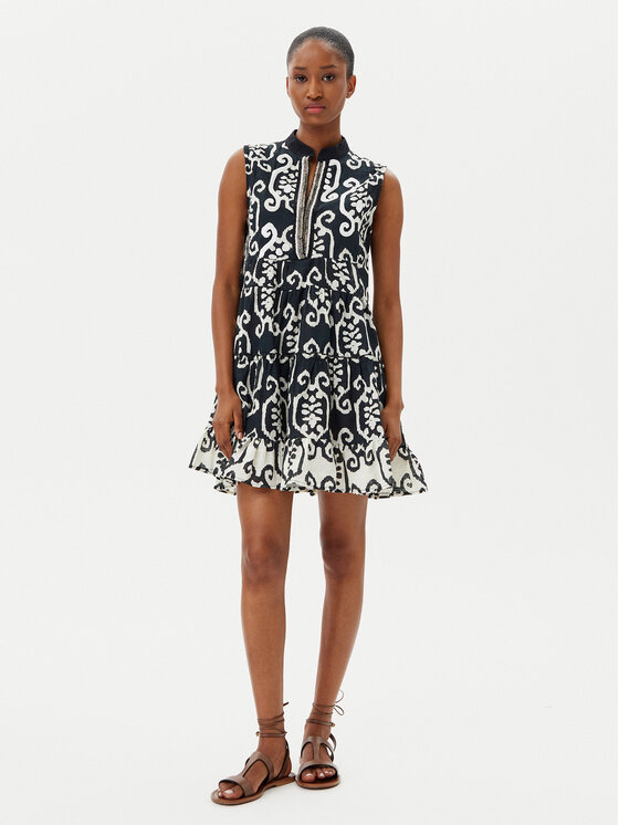 LOLA CASADEMUNT LOLA CASADEMUNT Ljetna haljina LS2516012 Crna Relaxed Fit