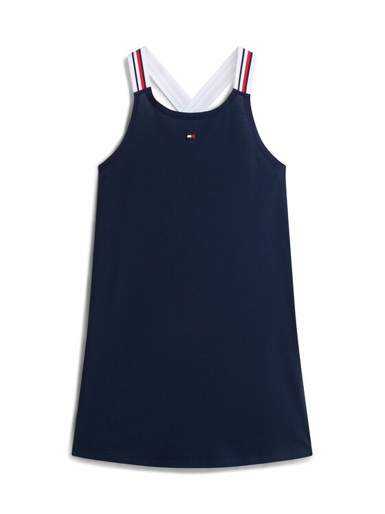 Tommy Hilfiger Tommy Hilfiger Nyári ruha UG0UG00803 Sötétkék Regular Fit