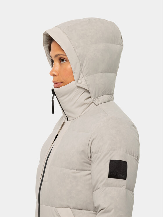 Jack Wolfskin Jack Wolfskin Зимова куртка Wandermood Down Jkt 1207321 Сірий Regular Fit