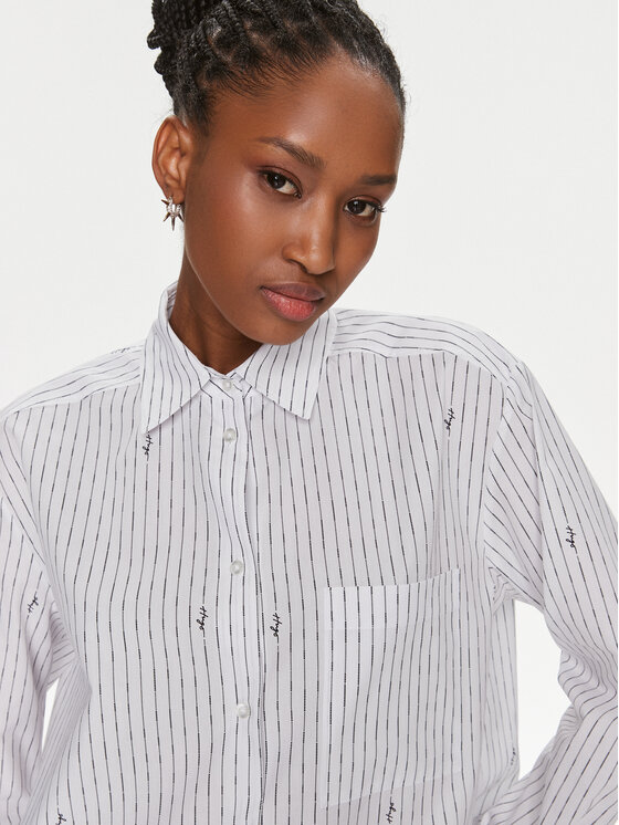 HUGO Hugo Krekls Elodina 50509182 Balts Oversize