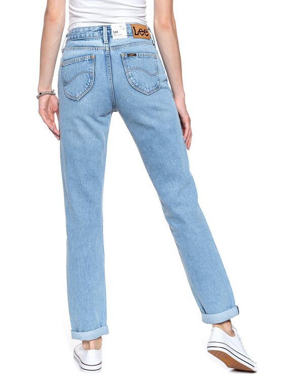 Lee Lee Jeans MOM STRAIGHT Blu Regular Fit