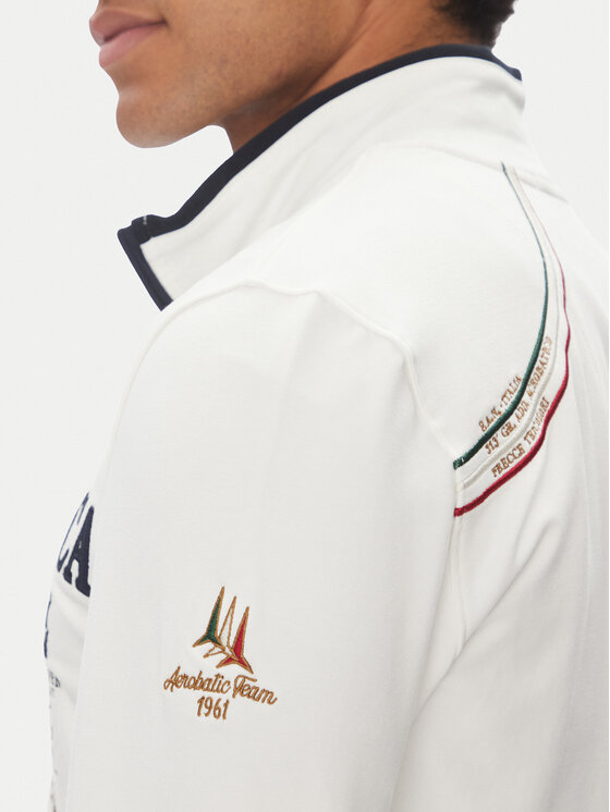 Aeronautica Militare Aeronautica Militare Суитшърт 251FE1999F459 Бял Regular Fit