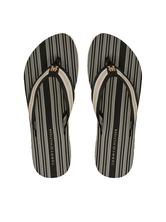 Tommy Hilfiger Japanke Im Th Print Beach Sandal FW0FW08370 Crna