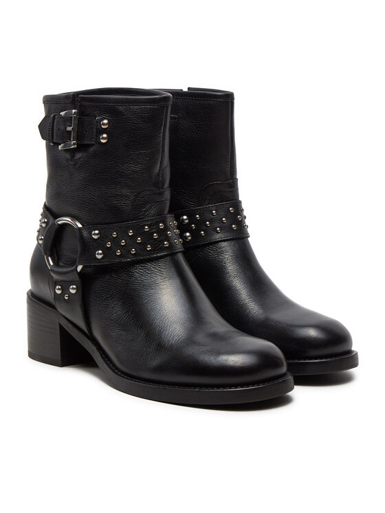 Bronx Bronx Μποτάκια New-Camperos 47535-U Μαύρο