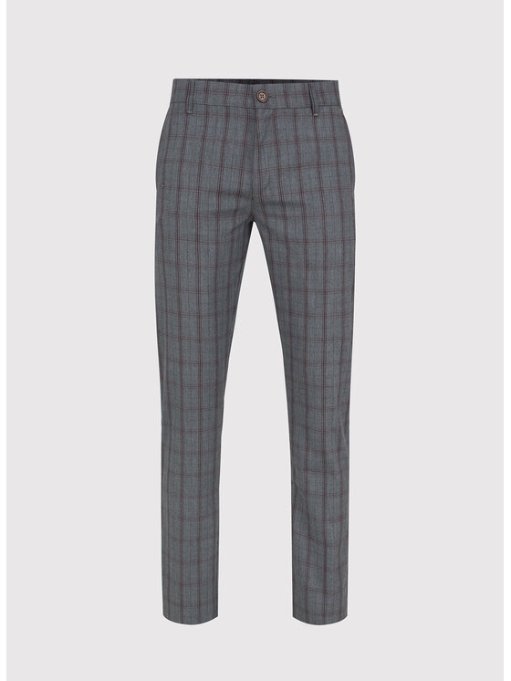 Pako Lorente Pako Lorente Spodnie materiałowe P23WF-WX-002 Szary Slim Fit