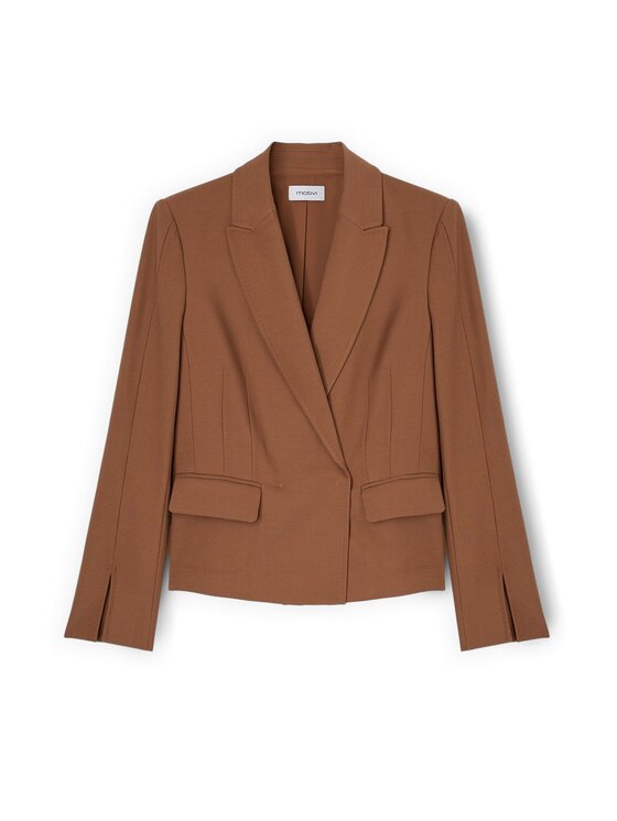 Motivi Motivi Giacca di transizione Q021Q001032N022 Marrone Slim Fit