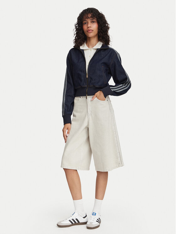 adidas adidas Bermuda püksid KQ6477 Helebeež Oversize