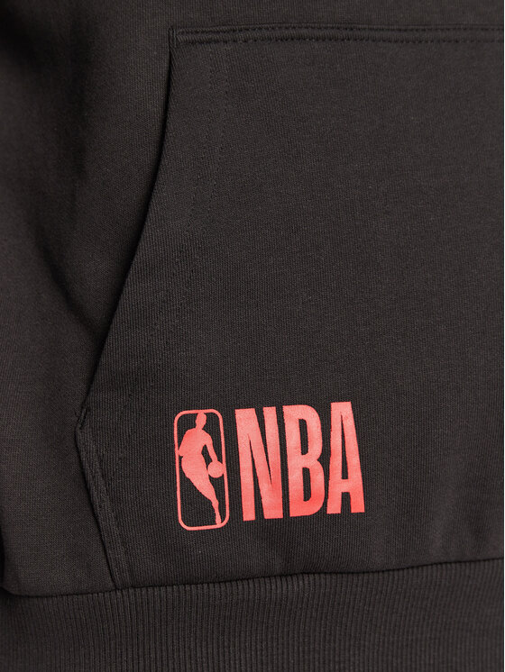 New Era New Era Pulóver Chicago Bulls NBA Team Logo 60284623 Fekete Relaxed Fit