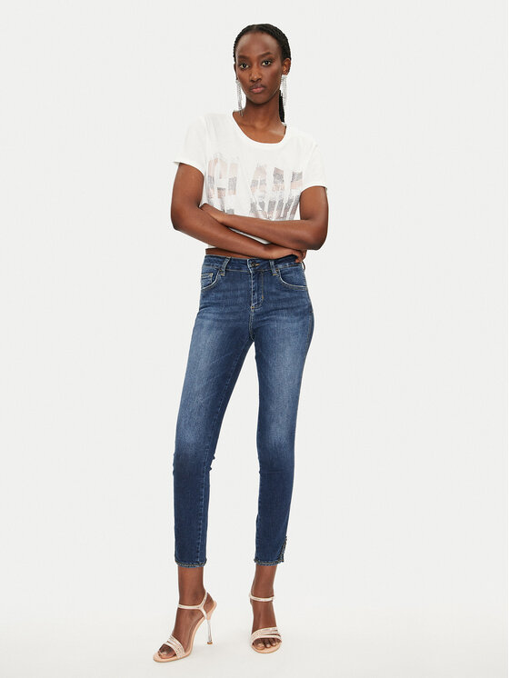 Liu Jo Liu Jo Blugi UF4012 D4615 Albastru Slim Fit