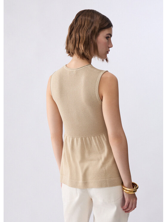 Liu Jo Liu Jo Maglione WF6180MS46JA4357 Beige Regular Fit
